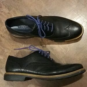 Cole Haan Black Wing Tip Oxford SZ-9.5M